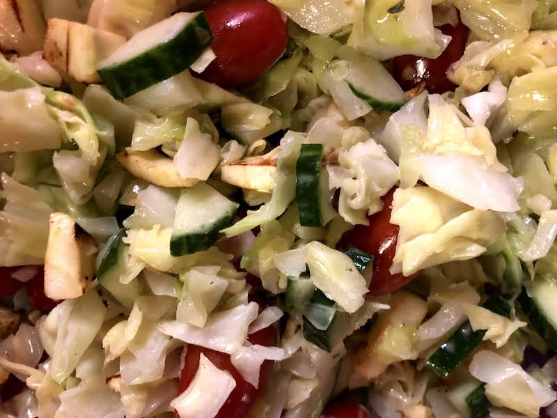 Salade van restjes